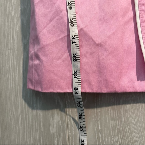 RARE Designer Vintage Coach Ladies Light Blush Pink Trench Coat size XS 4/6 fit - Picture 10 of 16